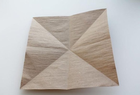 Как быстро сделать коробочку в технике оригами.