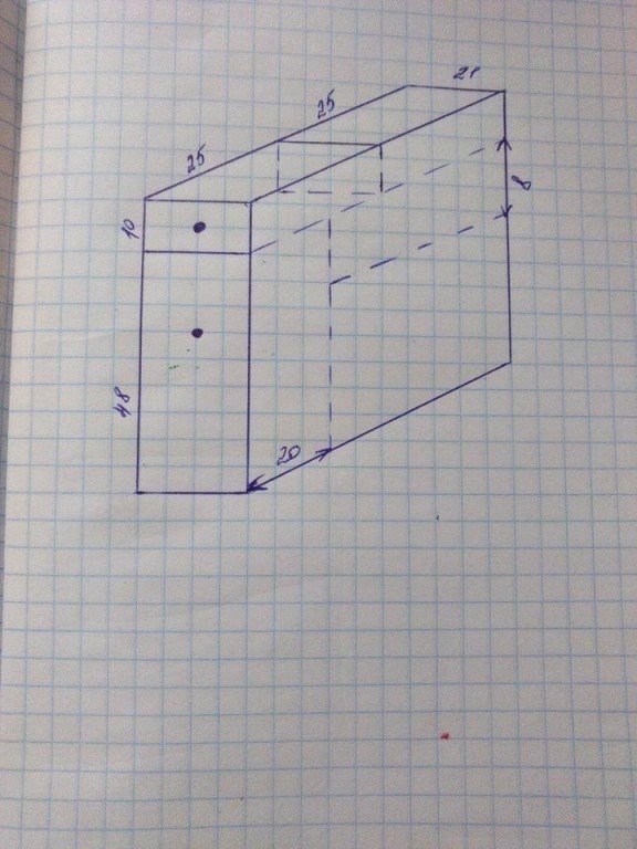 Самодельный шкафчик для ванной