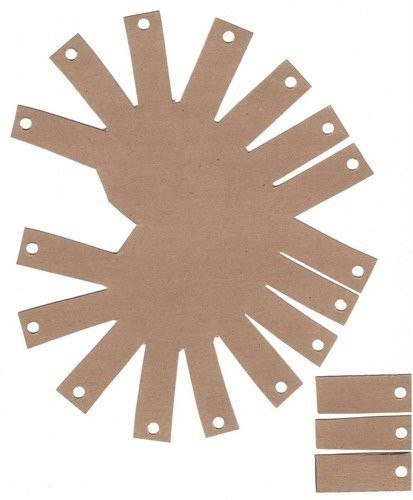 Плетеная корзинка из картона и пряжи