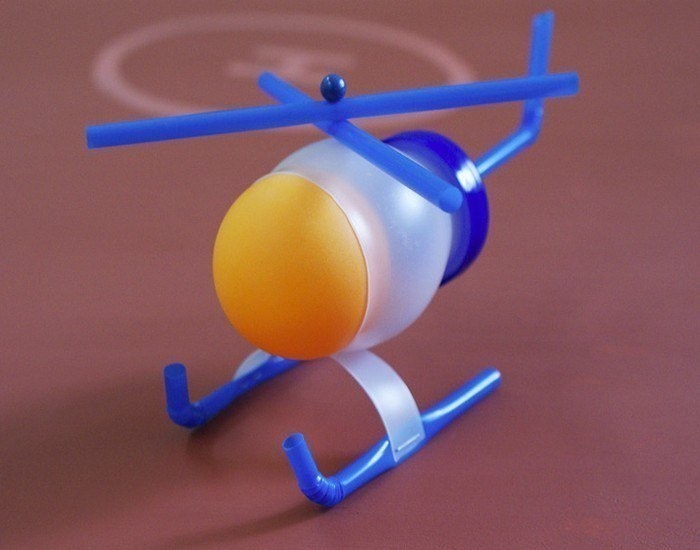 Вертолет из подручных материалов