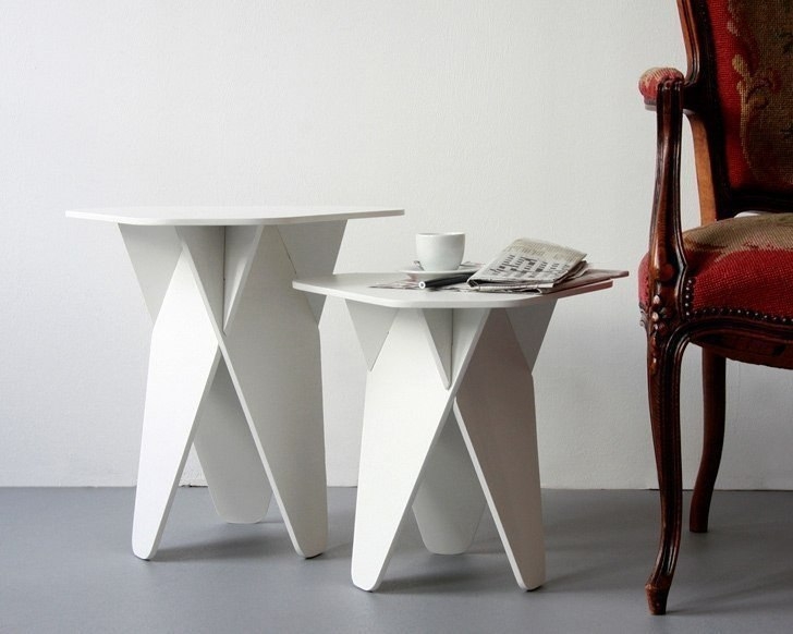 Оригинальный табурет из фанеры