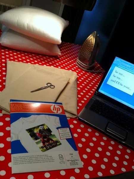 Перевод надписи на наволочку для подушки.