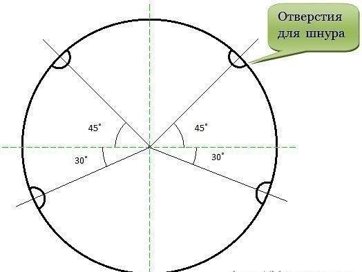 Отличная идея - гамак на металлическом обруче.