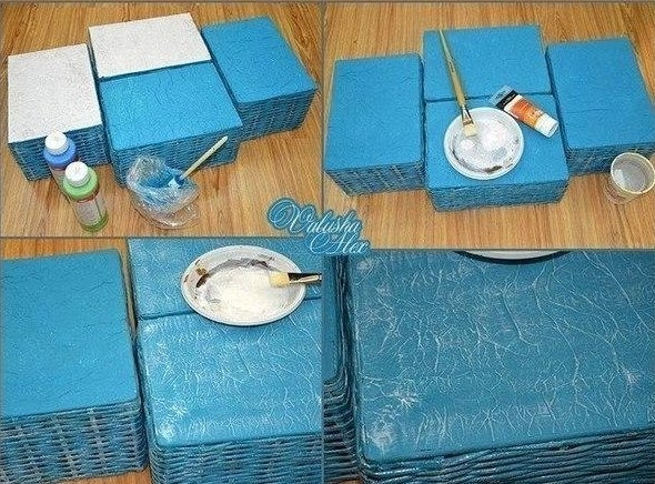 Плетём коробочку из газет