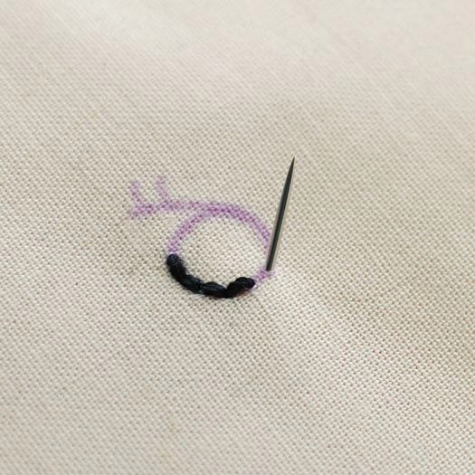 Вышиваем лицо куклам