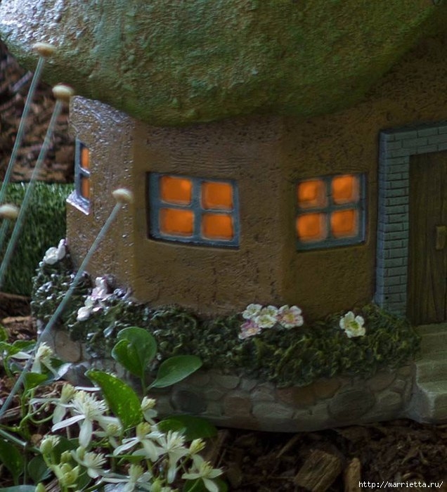 Миниатюрные скульптуры для волшебного сада. Идеи для вдохновения.