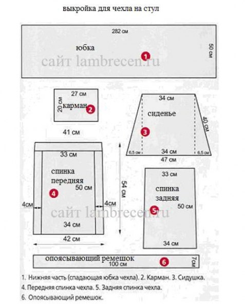 Чехлы на стулья своими руками 