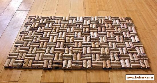 Коврик из пробок