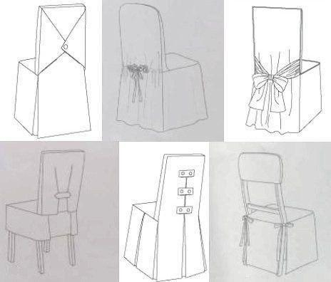 Чехлы для стульев своими руками