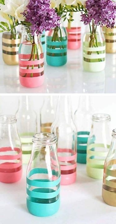 Коллекция идей со стеклянными бутылками