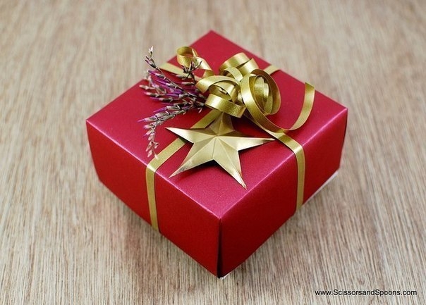 Подарочная коробочка-оригами