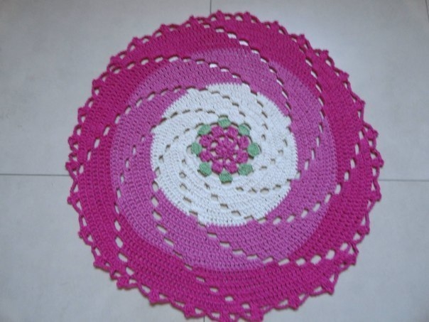 Коврик спираль