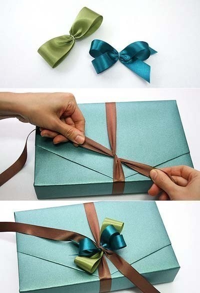 Как красиво завязать ленту на подарочной упаковке
