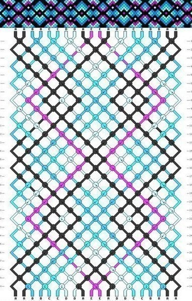 Плетем яркие фенечки. Схемы