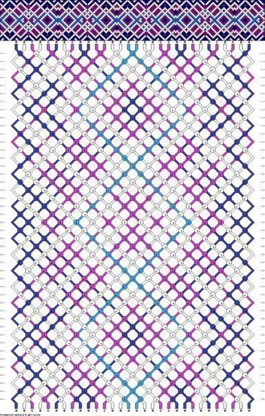 Плетем яркие фенечки. Схемы