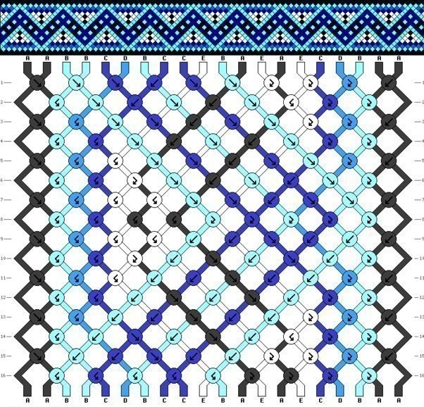 Плетем яркие фенечки. Схемы