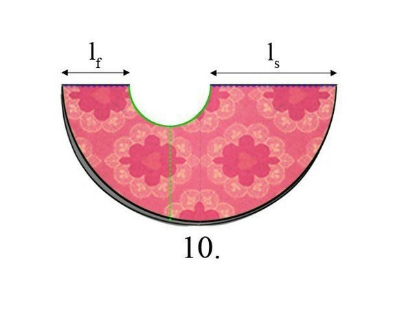 Юбка с асиметричным подолом