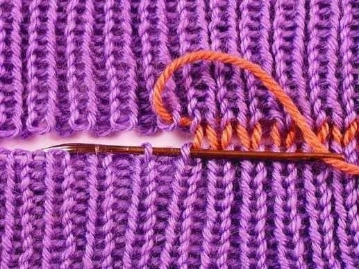 Соединяем края изделий красиво