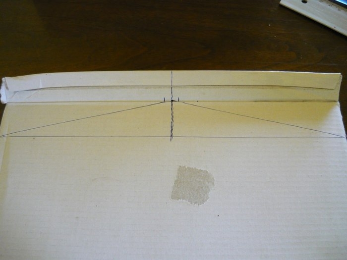 Полочка в стиле кантри, из коробки и газетных трубочек