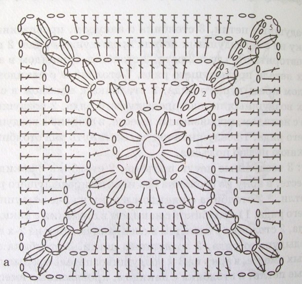 Квадраты крючком