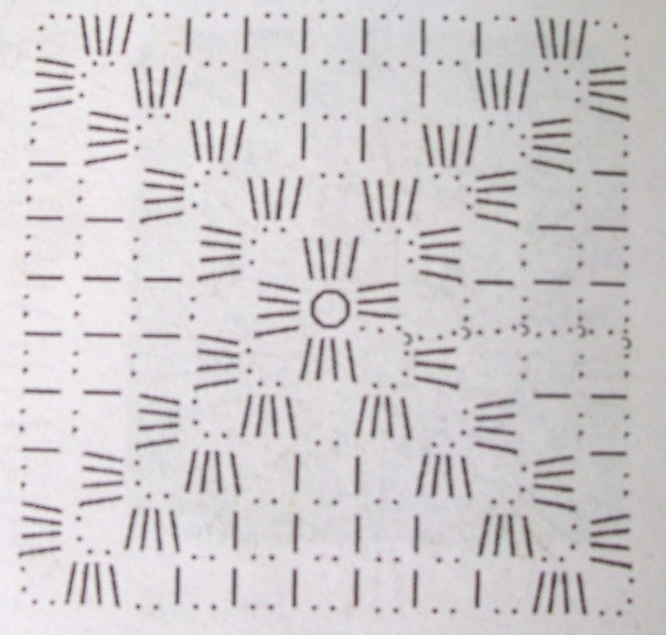 Квадраты крючком