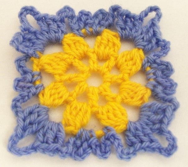 Квадраты крючком