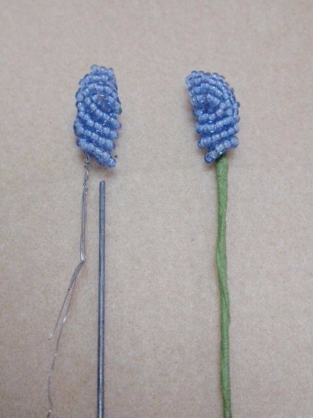 Розы из бисера