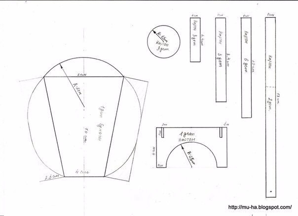 Садовая тележка из картона. Мастер-класс.