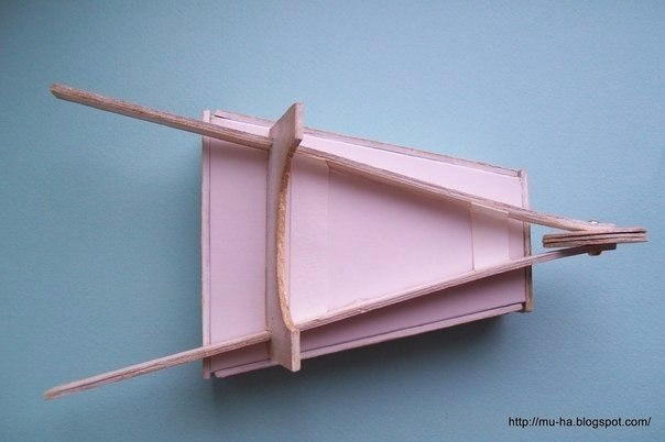 Садовая тележка из картона. Мастер-класс.