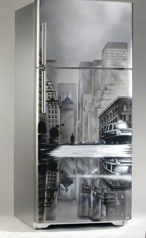 Крутые идеи для росписи холодильника