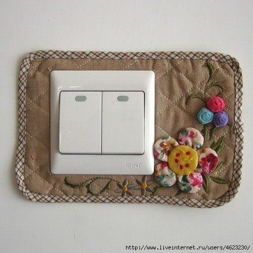 Как украсить выключатели. Идеи.