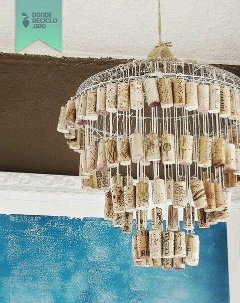 Поделки из винных пробок в интерьере