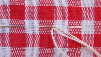 Вышивка виши или цыплячьи лапки