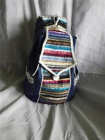 Рюкзак в стиле бохо своими руками