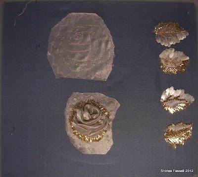 Делаем броши из бисера,шелка и пайеток