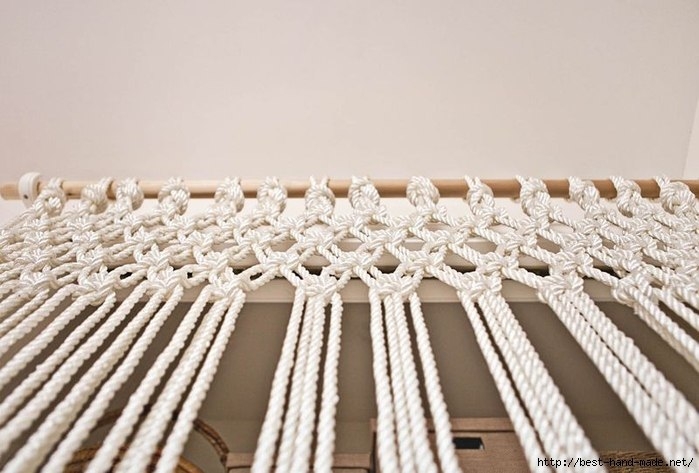 Панно и занавеси в технике макраме