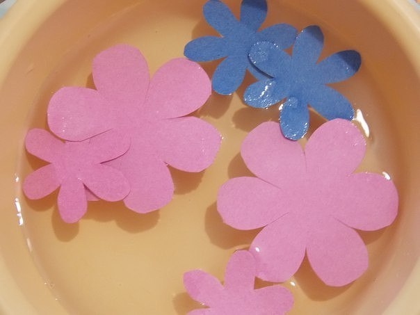 Мастер класс: цветы из бумаги для акварели