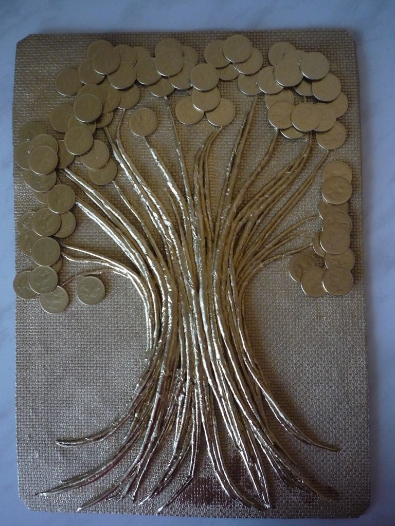 Денежное дерево в рамке