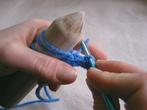Вяжем шарф (перуанское вязание)