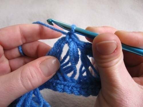 Вяжем шарф (перуанское вязание)