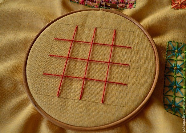 Вышивка в технике Декоративная сетка, или Крестик для ленивых