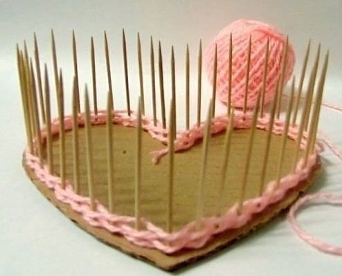 Корзинка в форме сердца