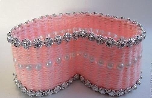 Корзинка в форме сердца