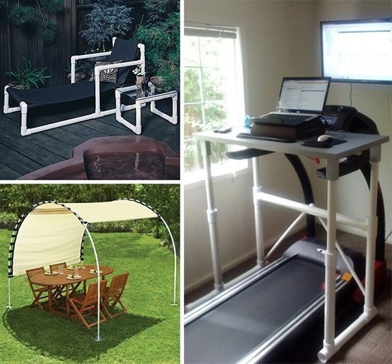 Хорошие идеи с ПВХ-трубами