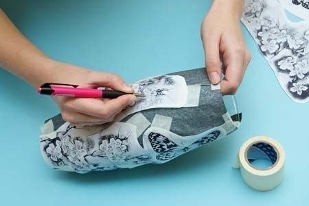 Украшаем вазу