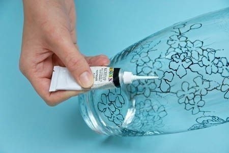 Украшаем вазу