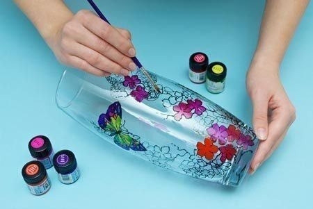 Украшаем вазу