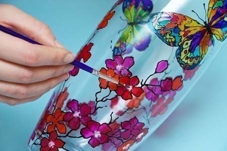 Украшаем вазу