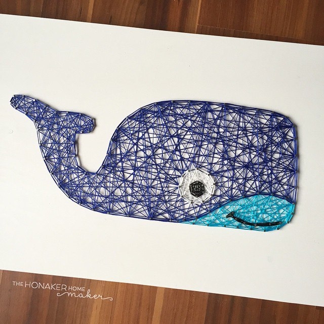 Стринг-арт! Все, что нужно - это нитки и гвозди