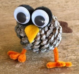 Поделки из шишек